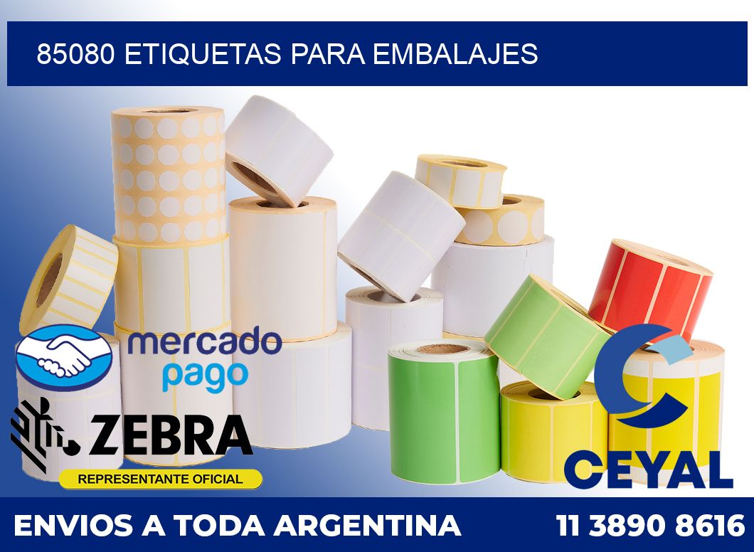 85080 Etiquetas para embalajes