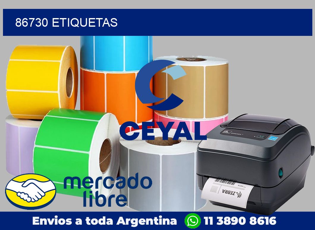 86730 etiquetas