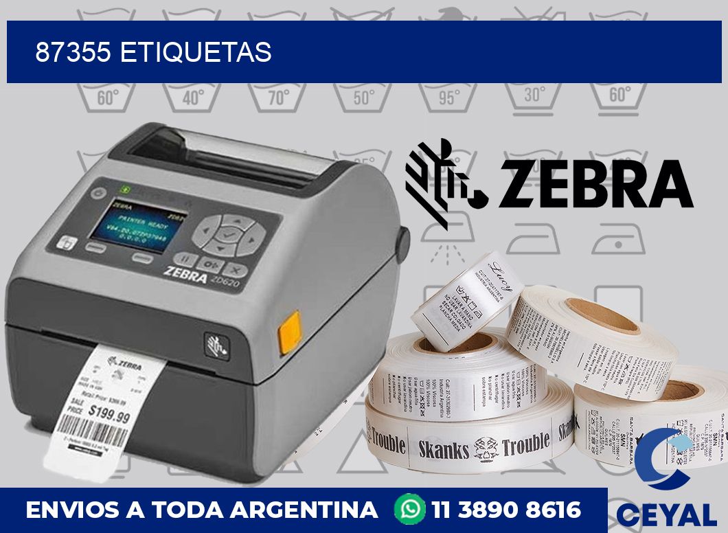 87355 etiquetas