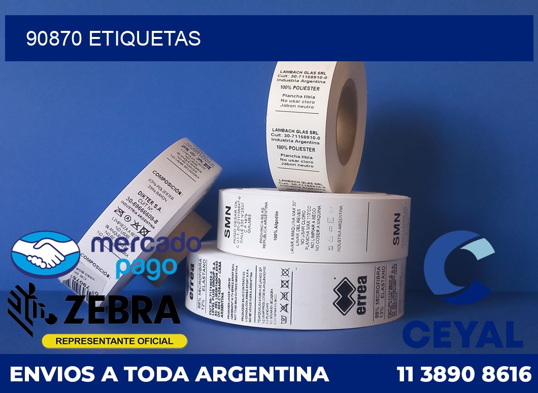 90870 etiquetas