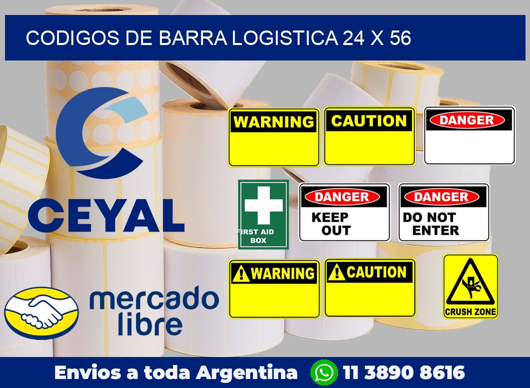 Codigos de barra logistica 24 x 56