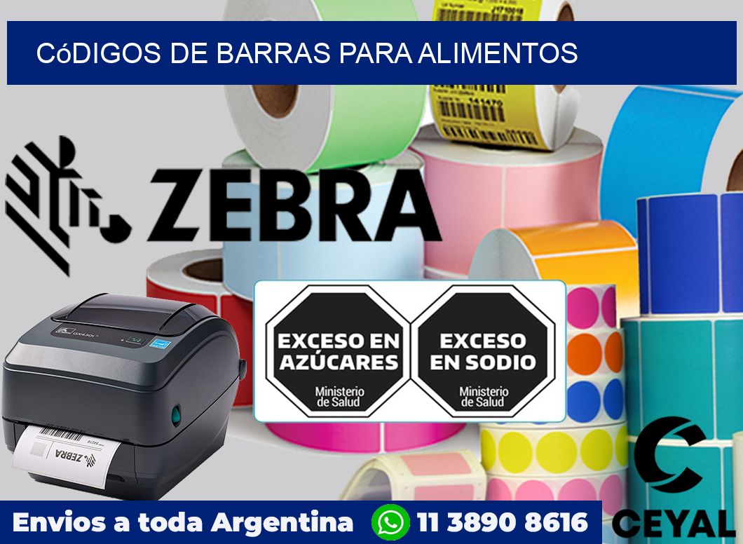 Códigos de barras para alimentos