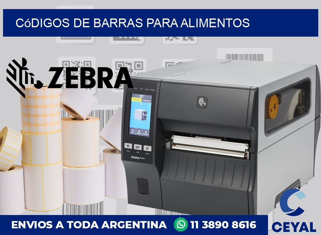 Códigos de barras para alimentos