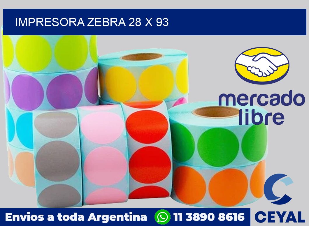 Impresora Zebra 28 x 93