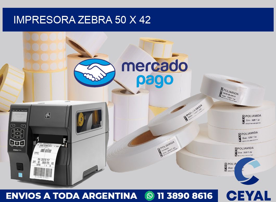 Impresora Zebra 50 x 42