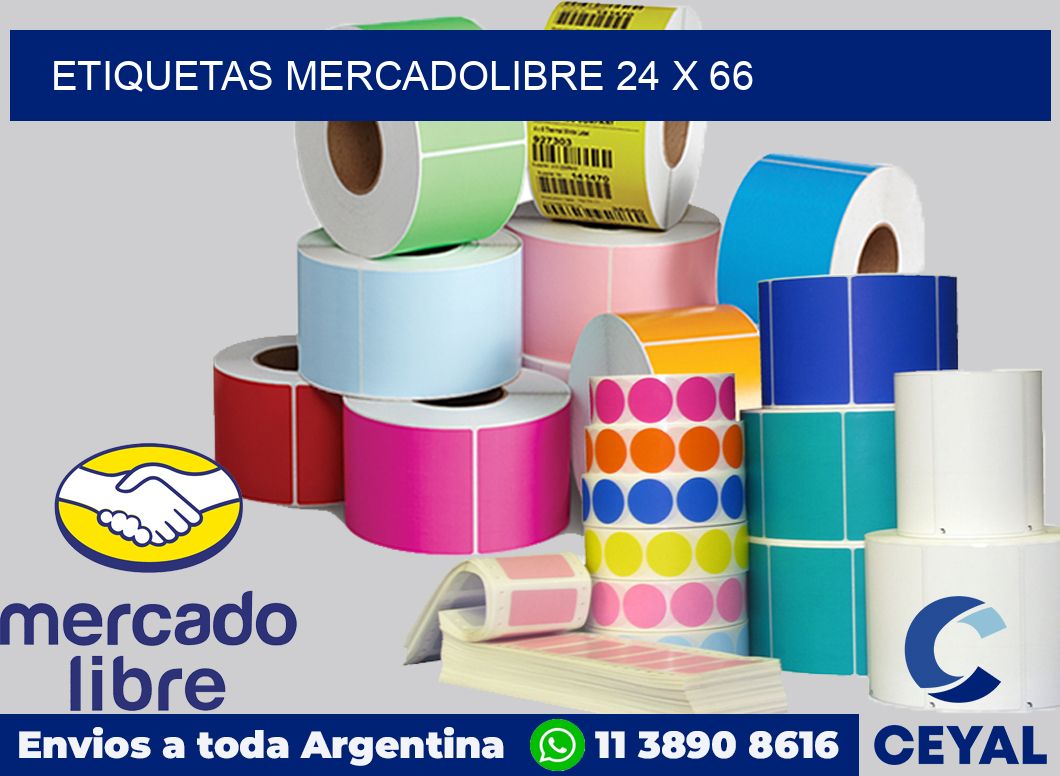 etiquetas mercadolibre 24 x 66