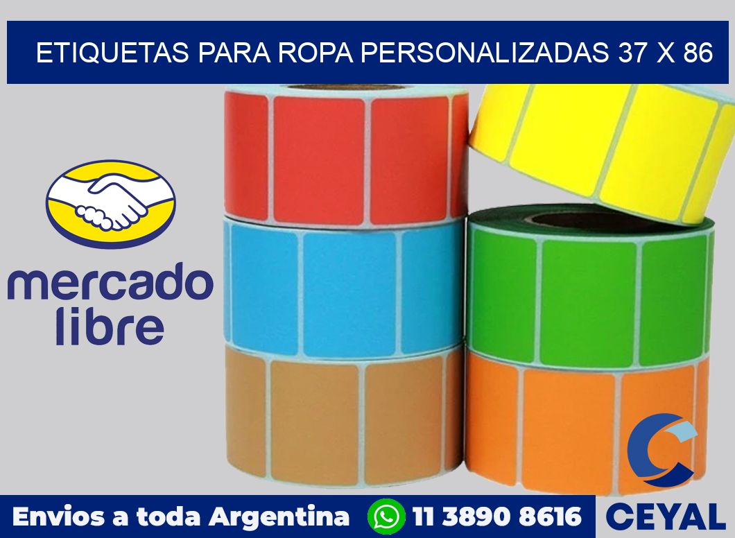 etiquetas para ropa personalizadas 37 x 86
