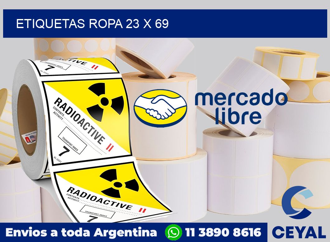 etiquetas ropa 23 x 69