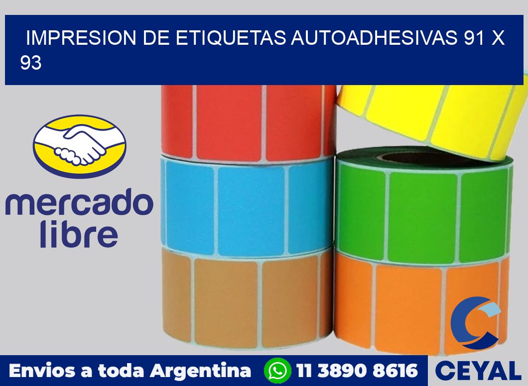 impresion de etiquetas autoadhesivas 91 x 93