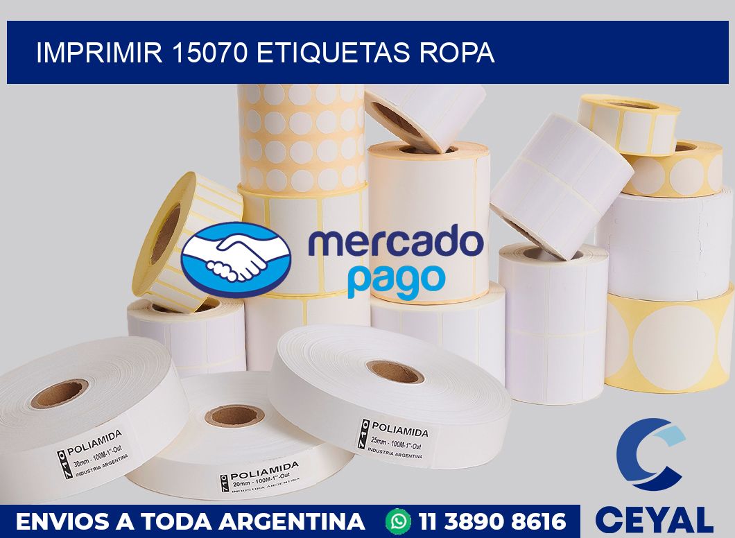 imprimir 15070 etiquetas ropa