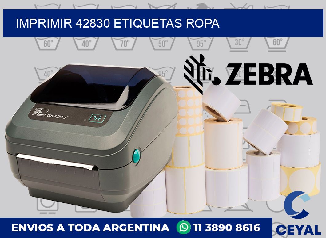 imprimir 42830 etiquetas ropa