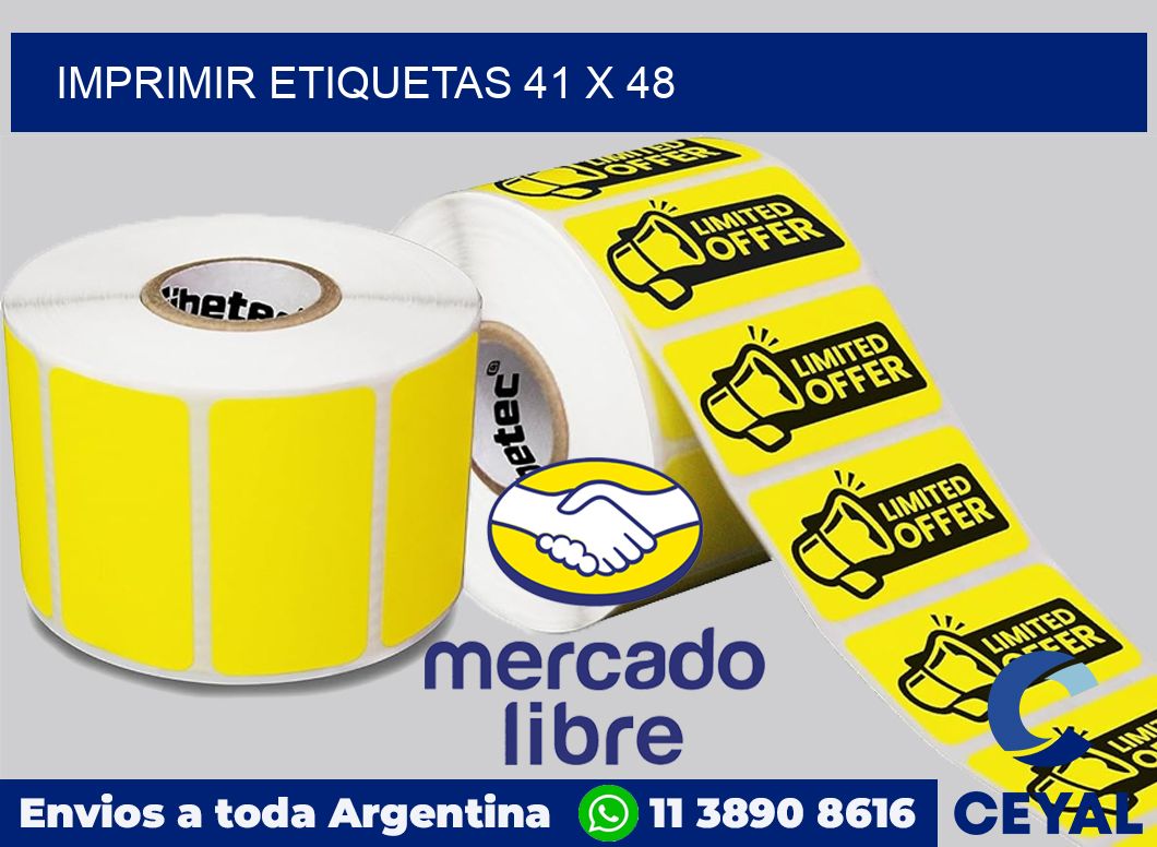 imprimir etiquetas 41 x 48