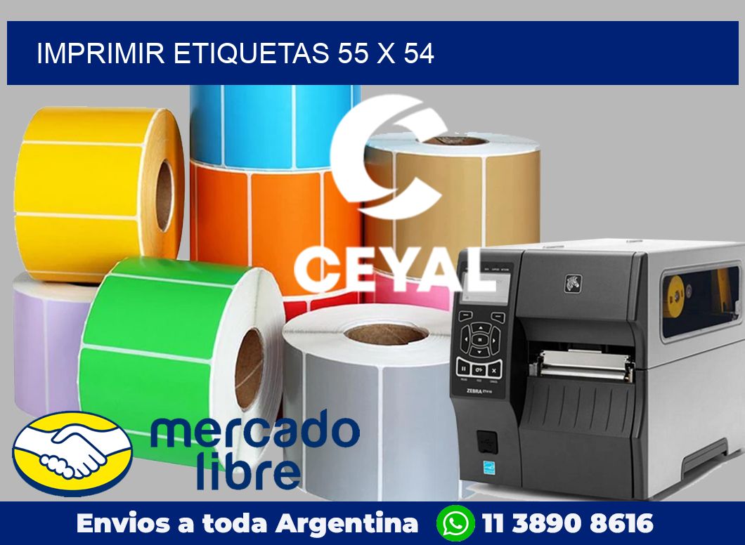imprimir etiquetas 55 x 54