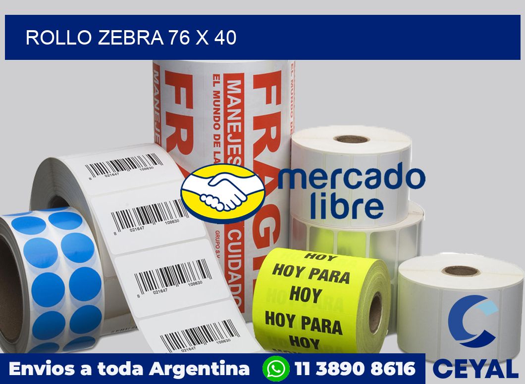 rollo zebra 76 x 40