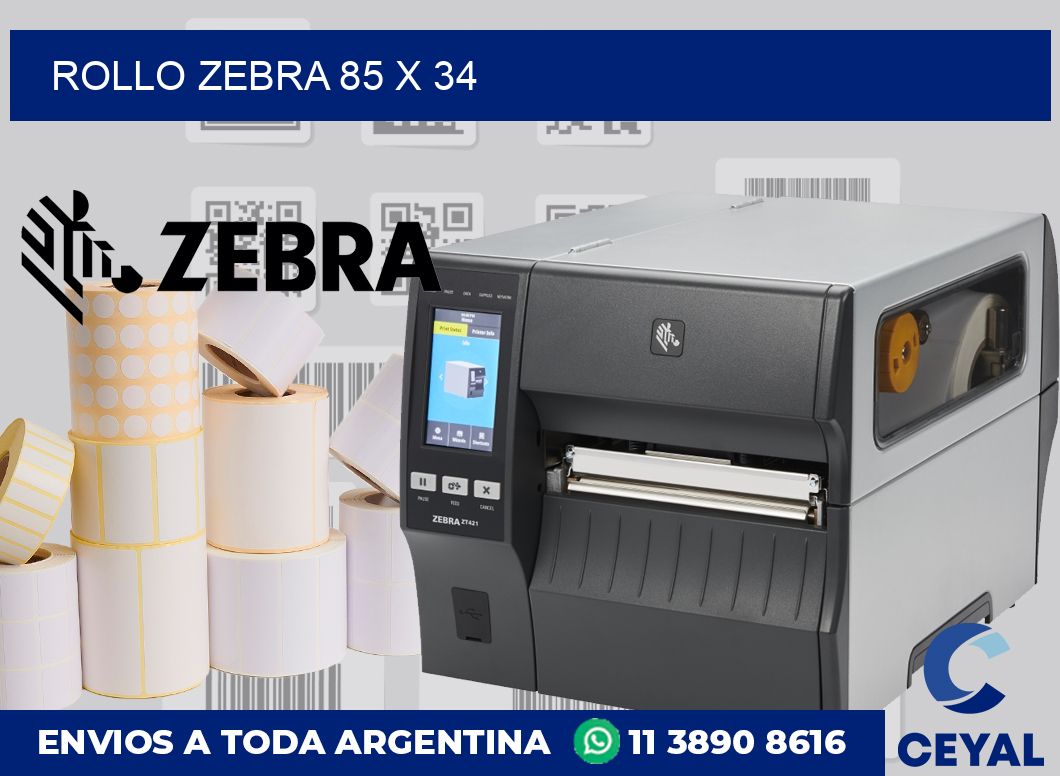 rollo zebra 85 x 34
