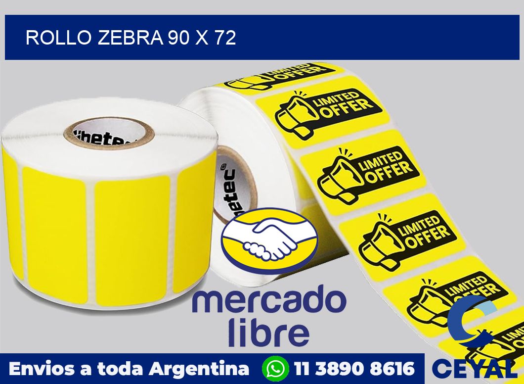rollo zebra 90 x 72