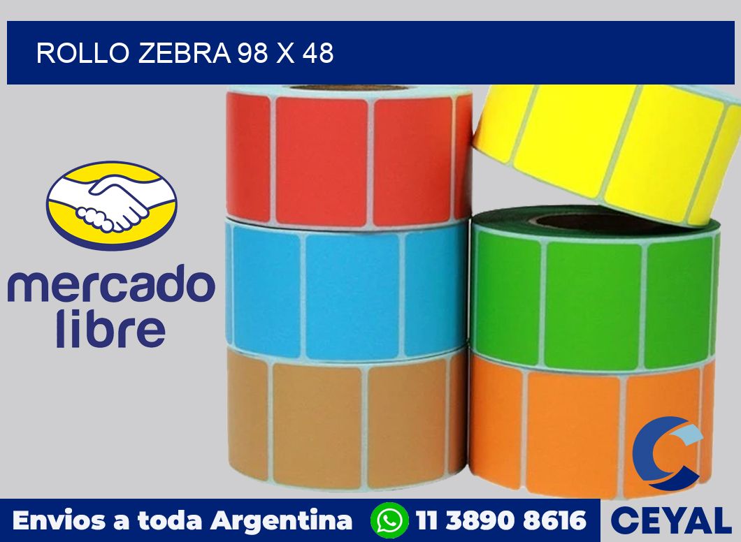 rollo zebra 98 x 48