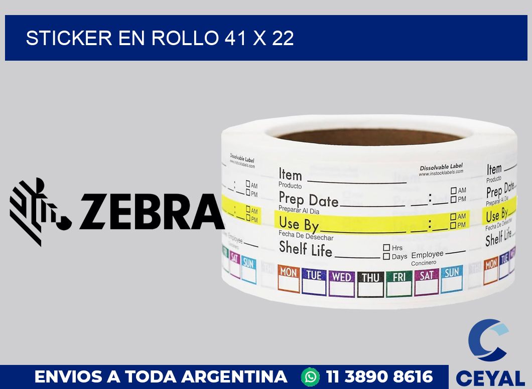 sticker en rollo 41 x 22