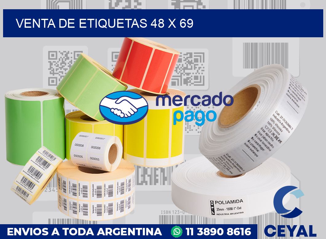 venta de etiquetas 48 x 69