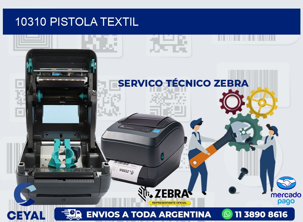 10310 PISTOLA TEXTIL