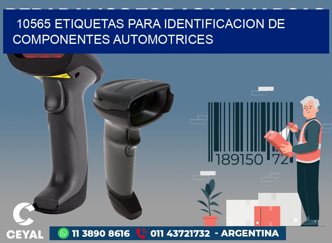 10565 ETIQUETAS PARA IDENTIFICACION DE COMPONENTES AUTOMOTRICES