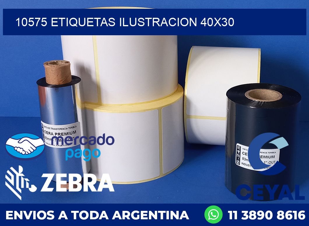 10575 ETIQUETAS ILUSTRACION 40X30
