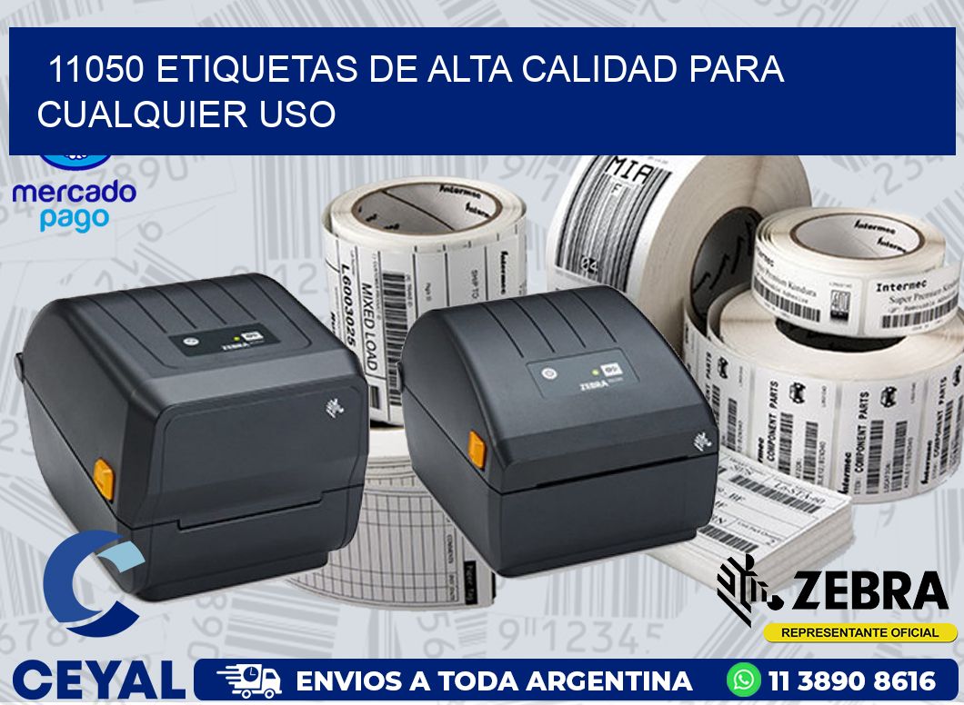 11050 ETIQUETAS DE ALTA CALIDAD PARA CUALQUIER USO