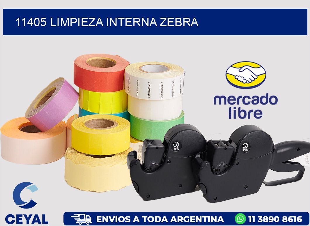 11405 LIMPIEZA INTERNA ZEBRA