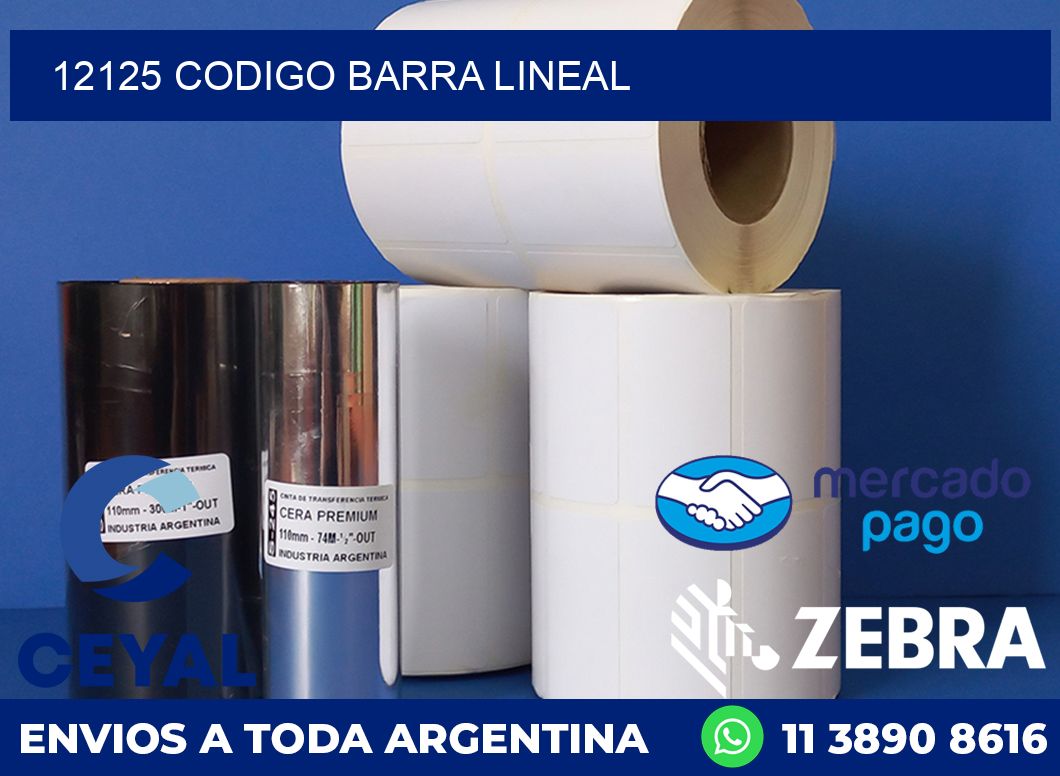 12125 CODIGO BARRA LINEAL