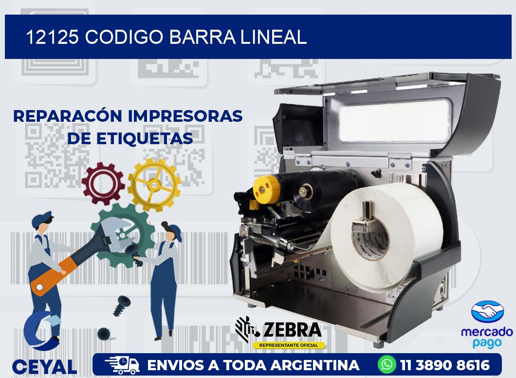 12125 CODIGO BARRA LINEAL