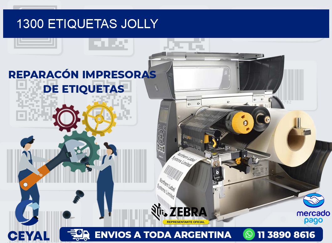1300 ETIQUETAS JOLLY