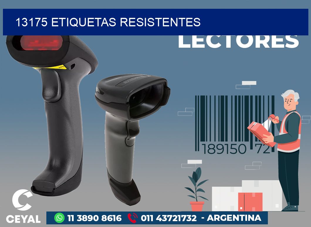 13175 ETIQUETAS RESISTENTES