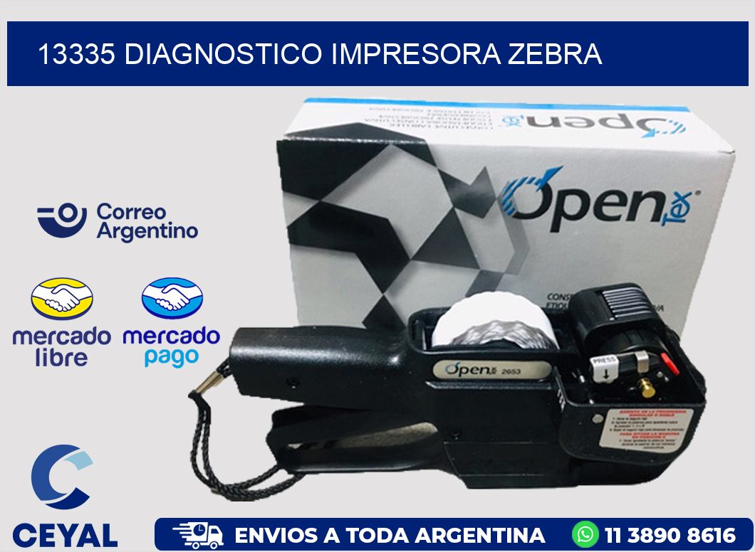 13335 DIAGNOSTICO IMPRESORA ZEBRA