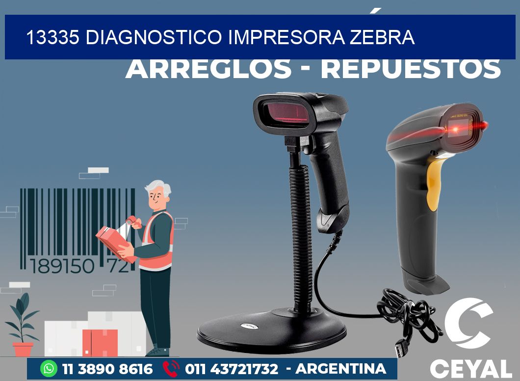 13335 DIAGNOSTICO IMPRESORA ZEBRA