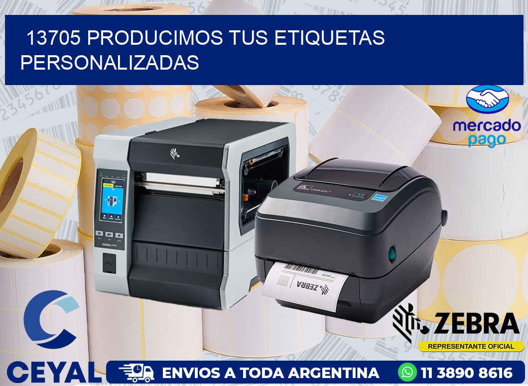 13705 PRODUCIMOS TUS ETIQUETAS PERSONALIZADAS