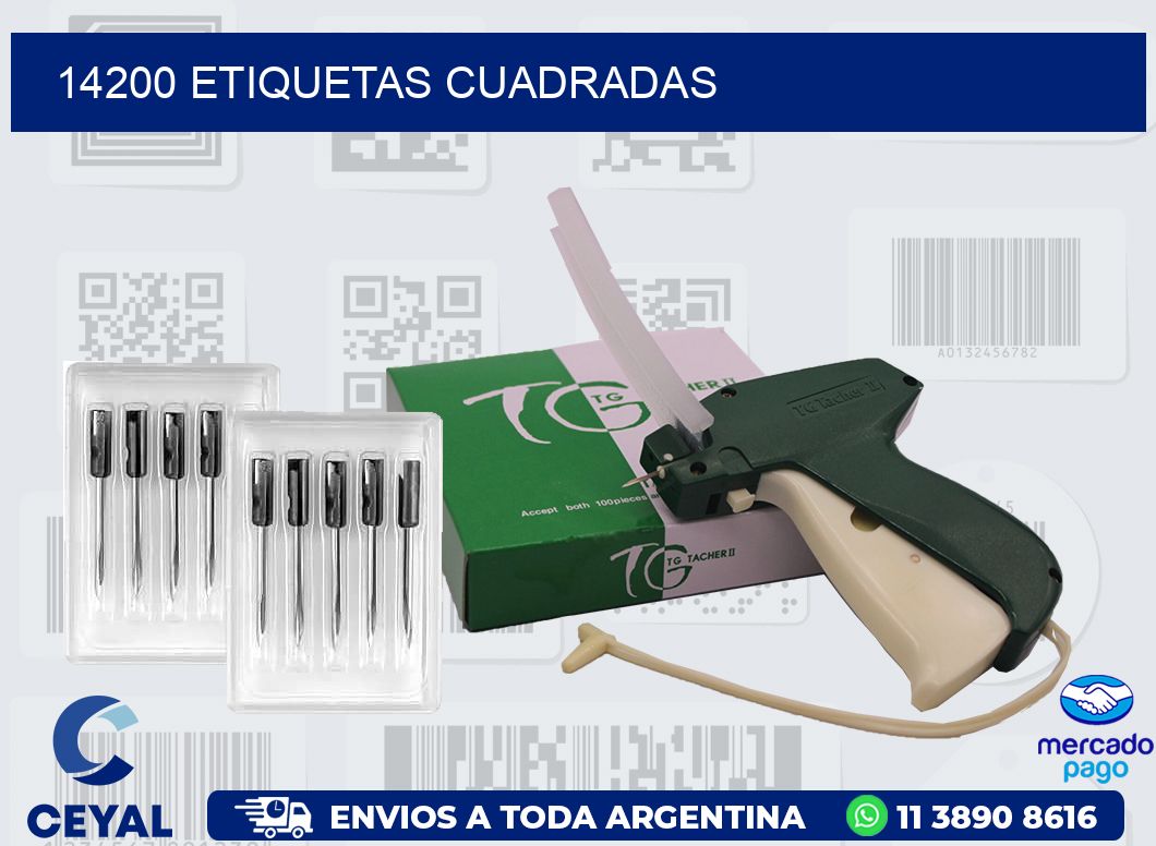 14200 ETIQUETAS CUADRADAS