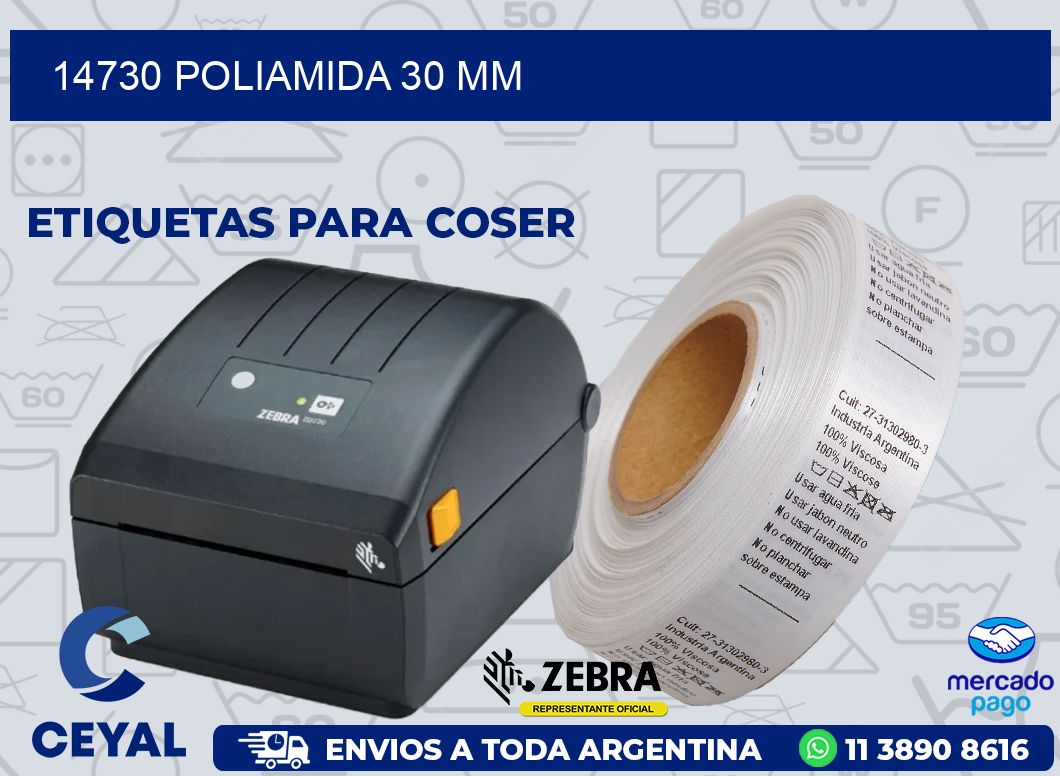 14730 POLIAMIDA 30 MM