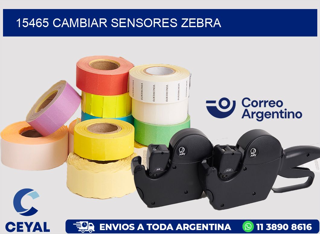 15465 CAMBIAR SENSORES ZEBRA