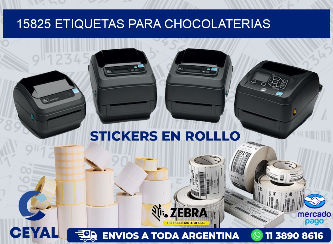 15825 ETIQUETAS PARA CHOCOLATERIAS