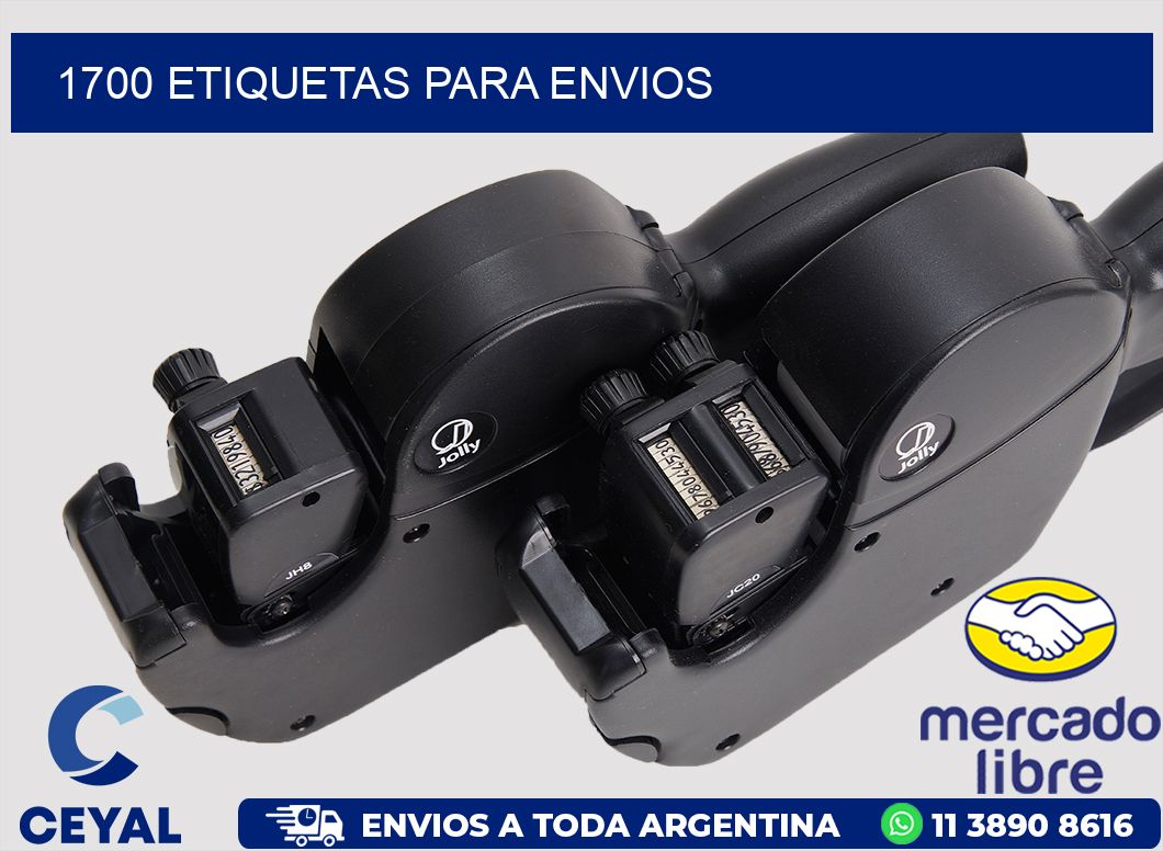 1700 ETIQUETAS PARA ENVIOS