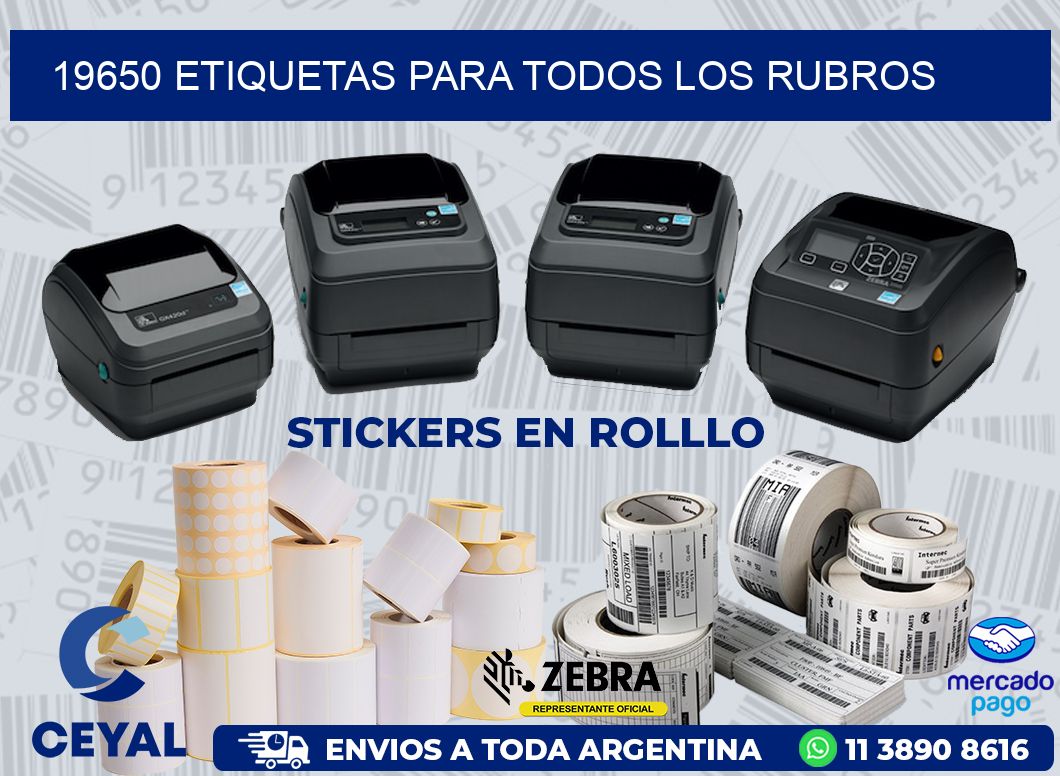 19650 ETIQUETAS PARA TODOS LOS RUBROS