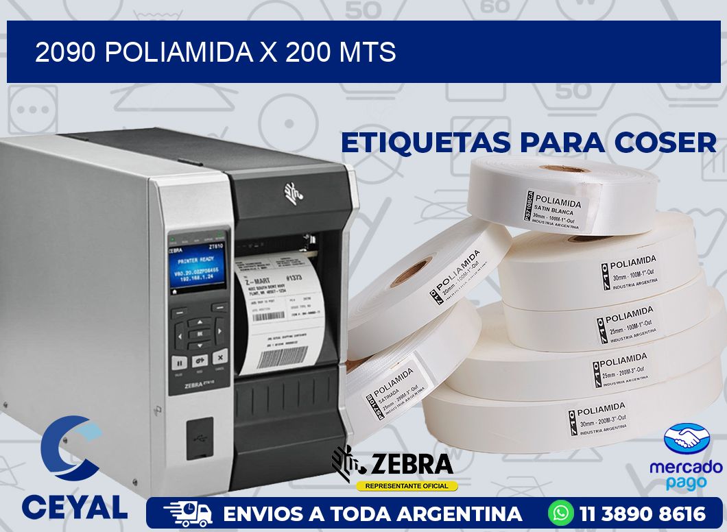 2090 POLIAMIDA X 200 MTS