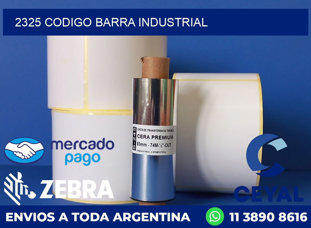 2325 CODIGO BARRA INDUSTRIAL