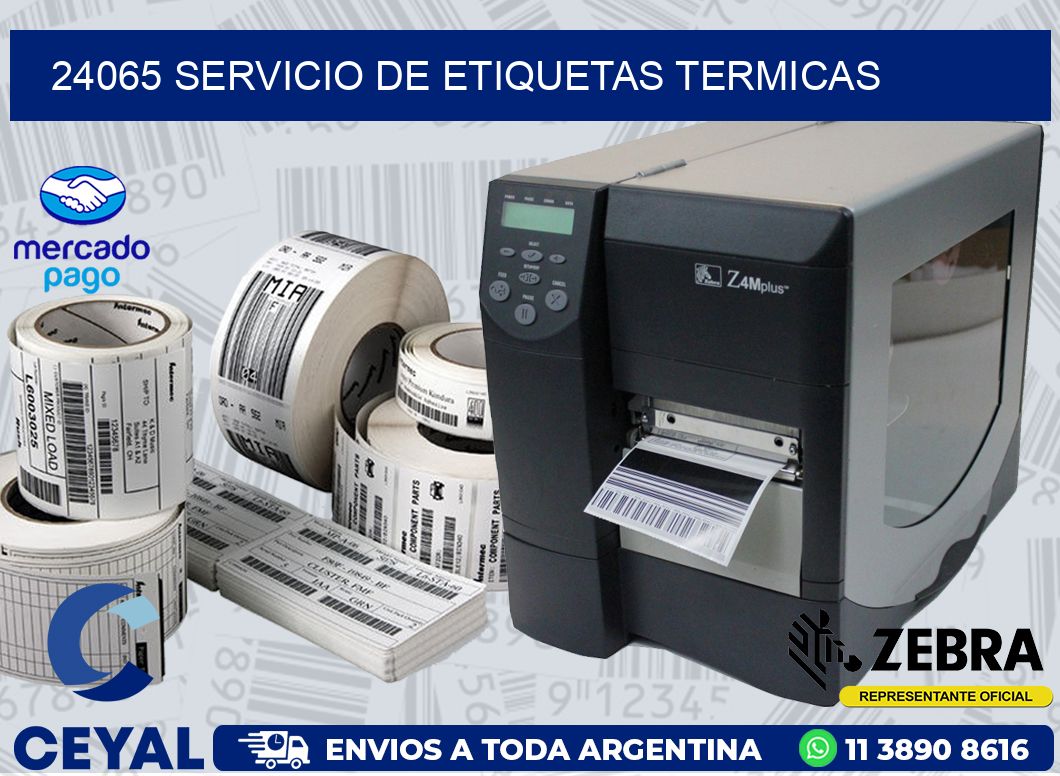 24065 SERVICIO DE ETIQUETAS TERMICAS