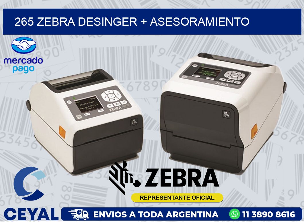 265 ZEBRA DESINGER + ASESORAMIENTO