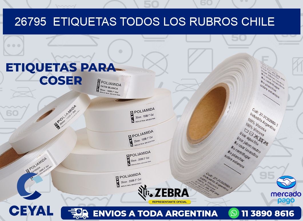 26795  ETIQUETAS TODOS LOS RUBROS CHILE