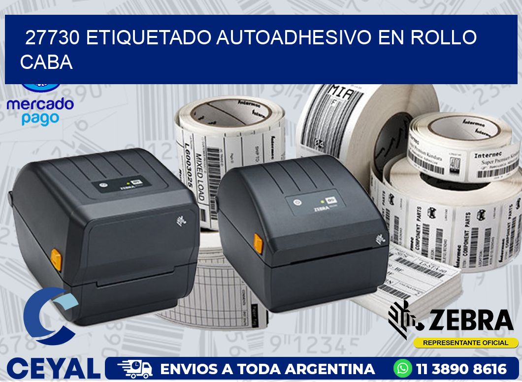 27730 ETIQUETADO AUTOADHESIVO EN ROLLO CABA