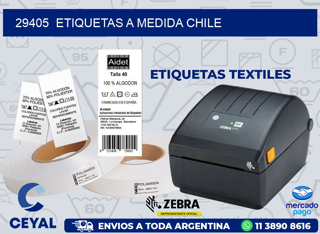 29405  ETIQUETAS A MEDIDA CHILE