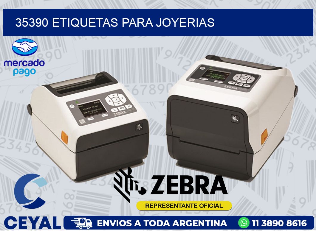 35390 ETIQUETAS PARA JOYERIAS