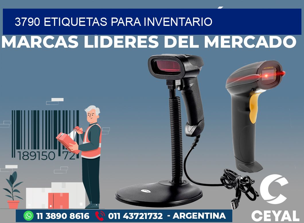 3790 ETIQUETAS PARA INVENTARIO